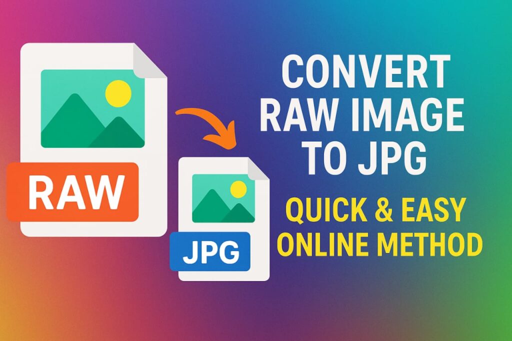 Convert RAW Image to JPG