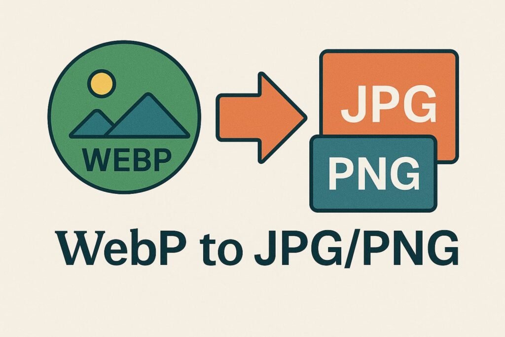 Convert WebP to JPGPNG Online