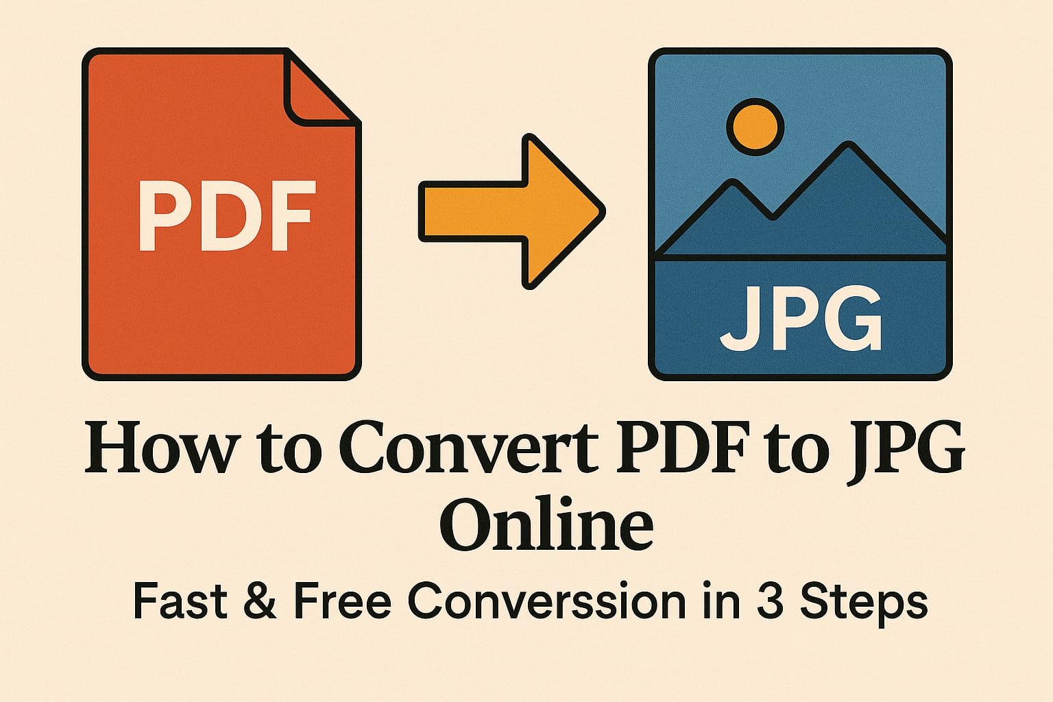 How to Convert PDF to JPG Online