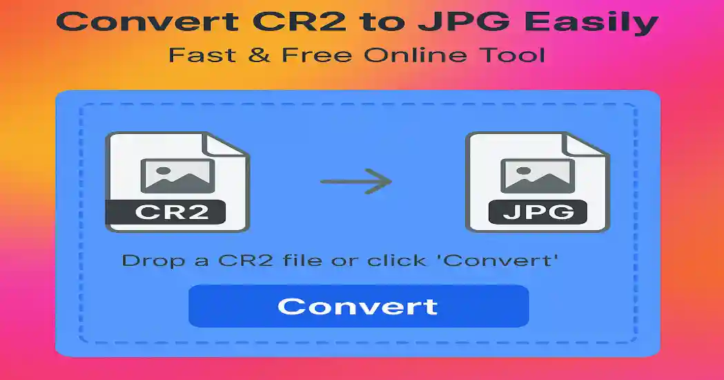 Convert CR2 to JPG Online – Fast, Free & High‑Quality. Convert Canon RAW files to JPG without installing any software. Try it now!