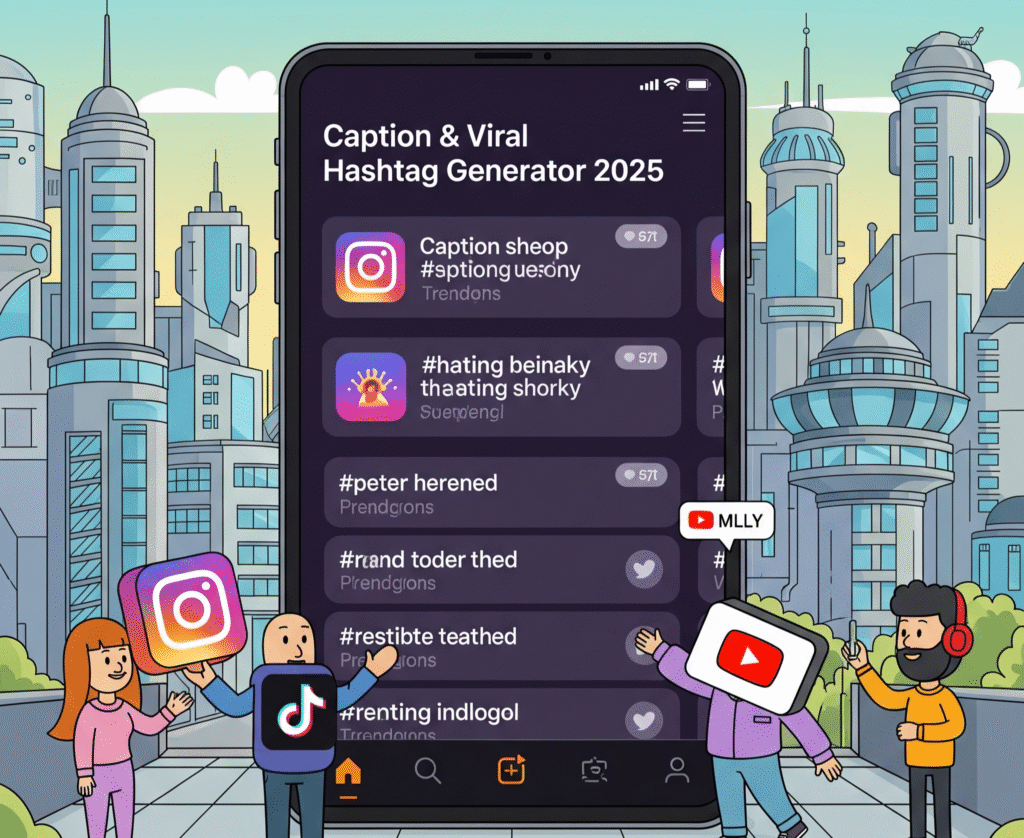 Caption And Viral Hashtag Generator 2025 โ Best Viral Instagram Reels, TikTok & YouTube Shorts Tool