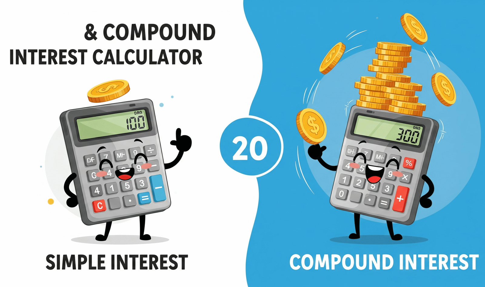 Simple and Compound Interest Calculator: Watch Your Money Grow