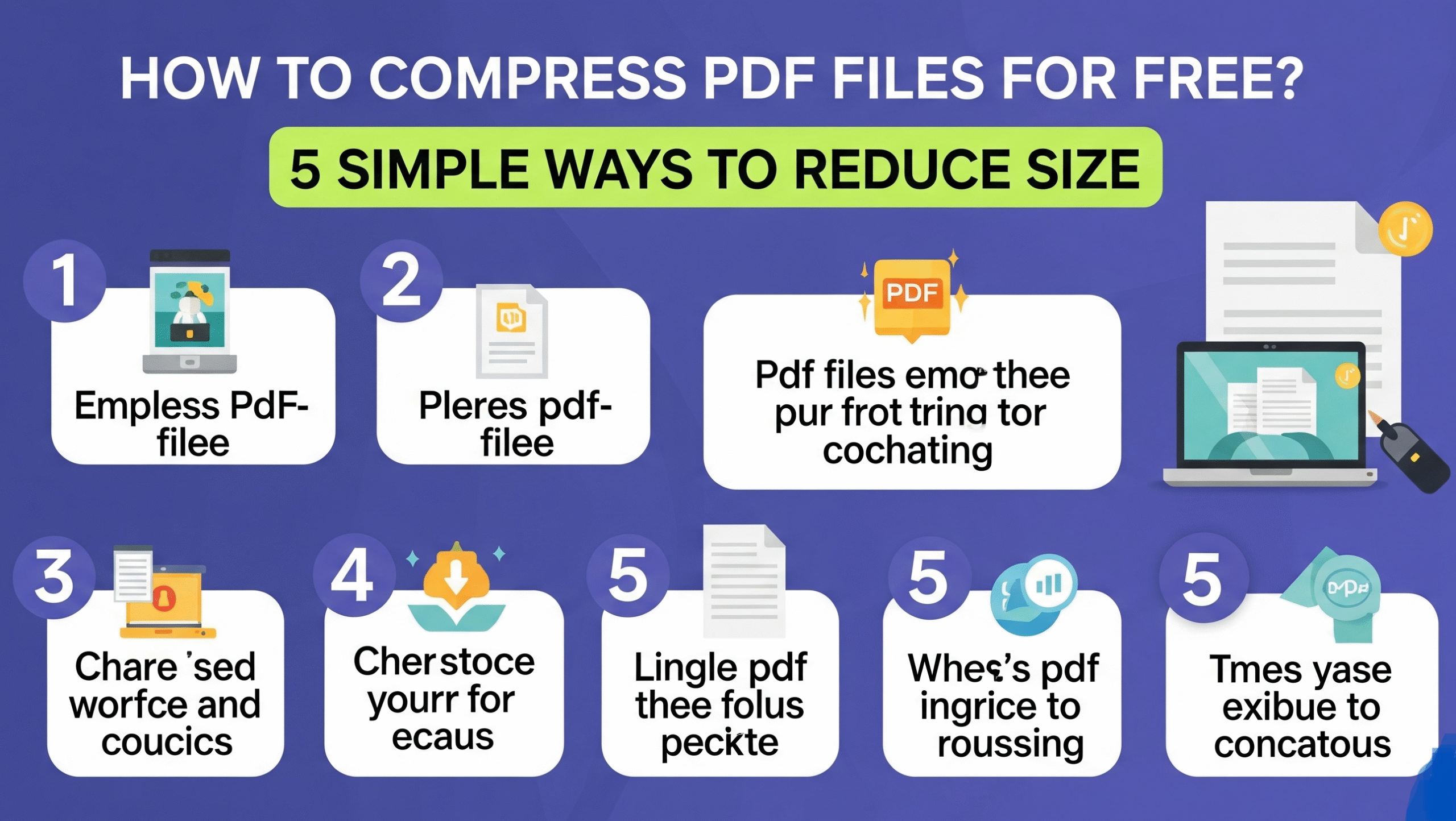 How to Compress PDF Files for Free? Reduce PDF Size Online Easily