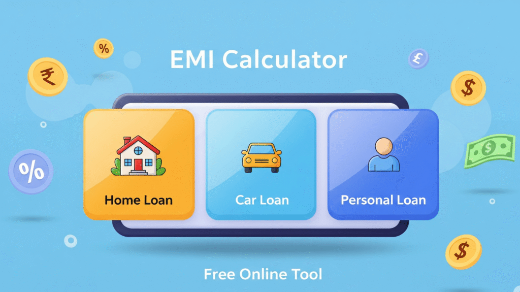 EMI Calculator: Calculate Home, Car, Personal Loan EMI Online Free