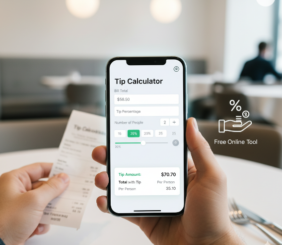How to Calculate Tip : The Easiest Way to Tip । Free Online