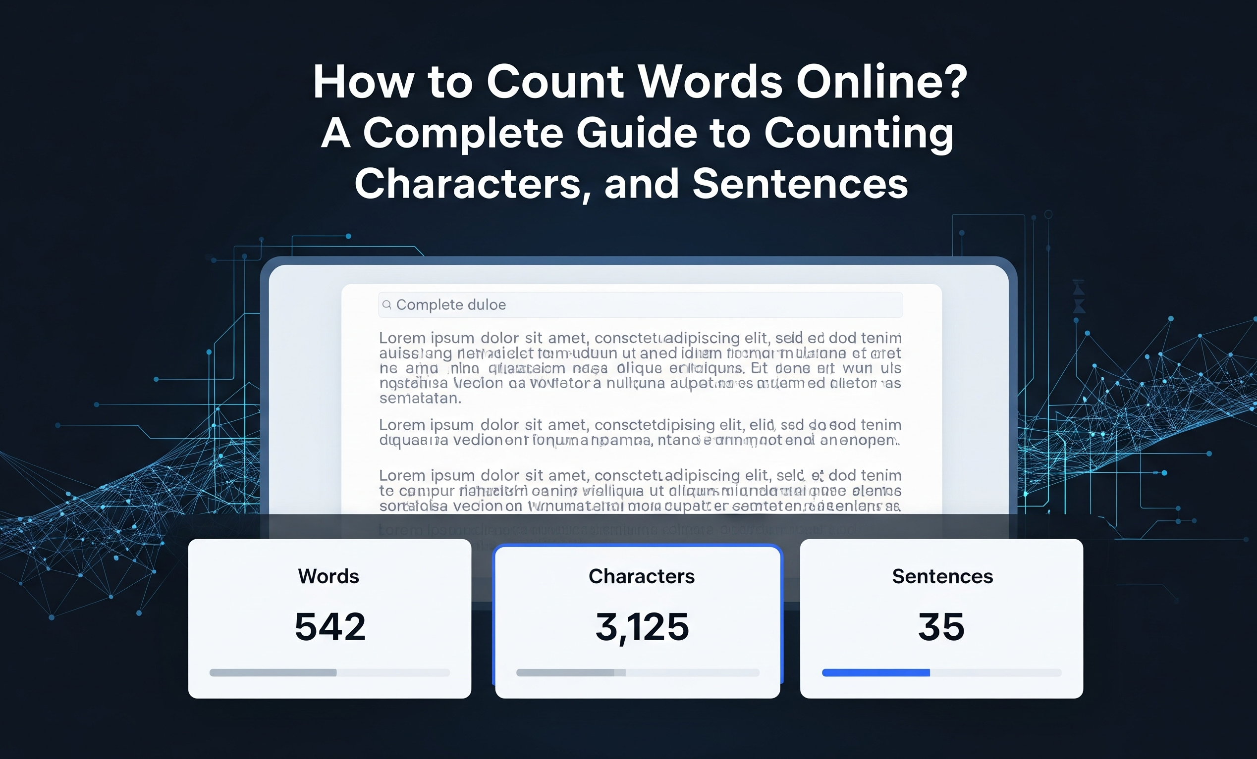 How to Count Words Online? A Complete Guide to Counting Words, Characters, and Sentences