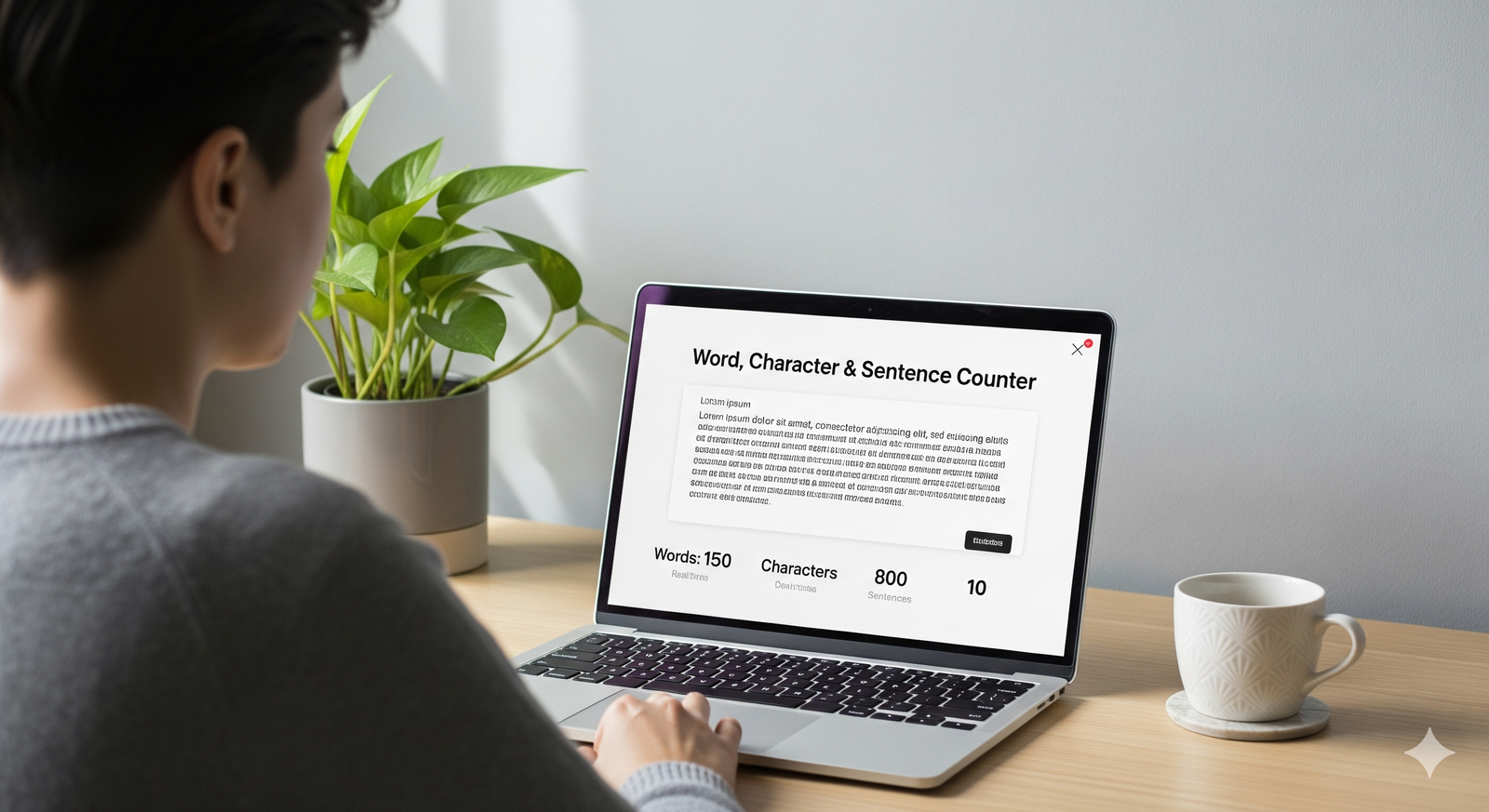 Word Character And Sentence Counter - Free Online Tool