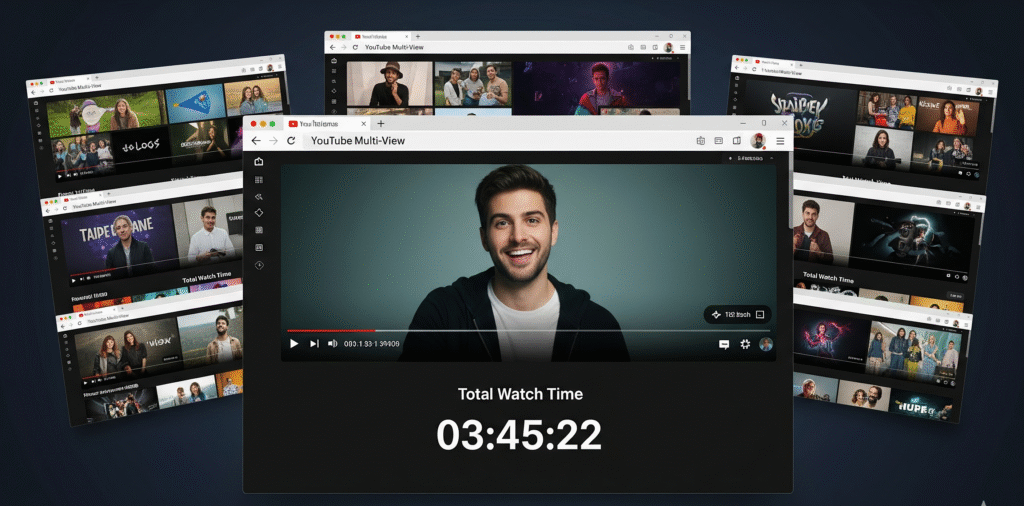 Increase Your YouTube Watch Time Fast : multi view browser for youtube ...