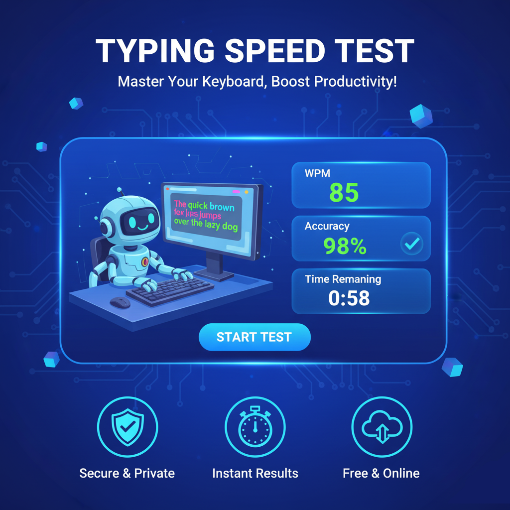 Typing Speed Test WPM Score