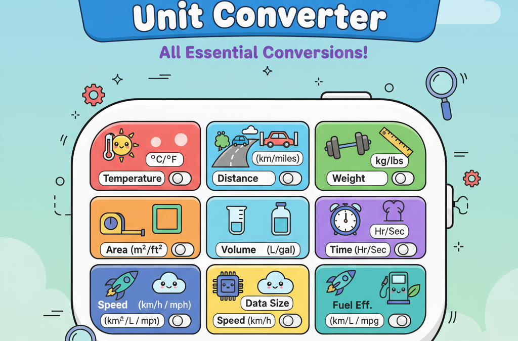 The Ultimate 9-in-1 Unit Converter